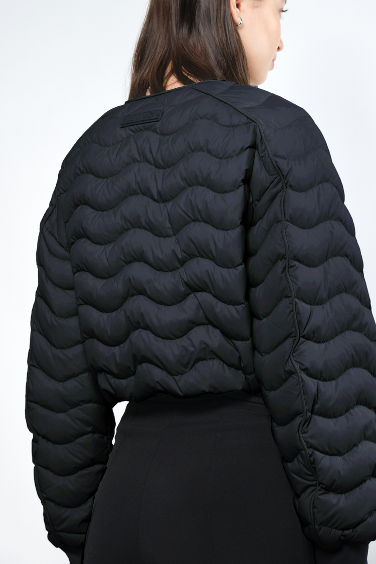  Re:Down® Black Light Crop Puffer Jacket - Adhere To  - 3