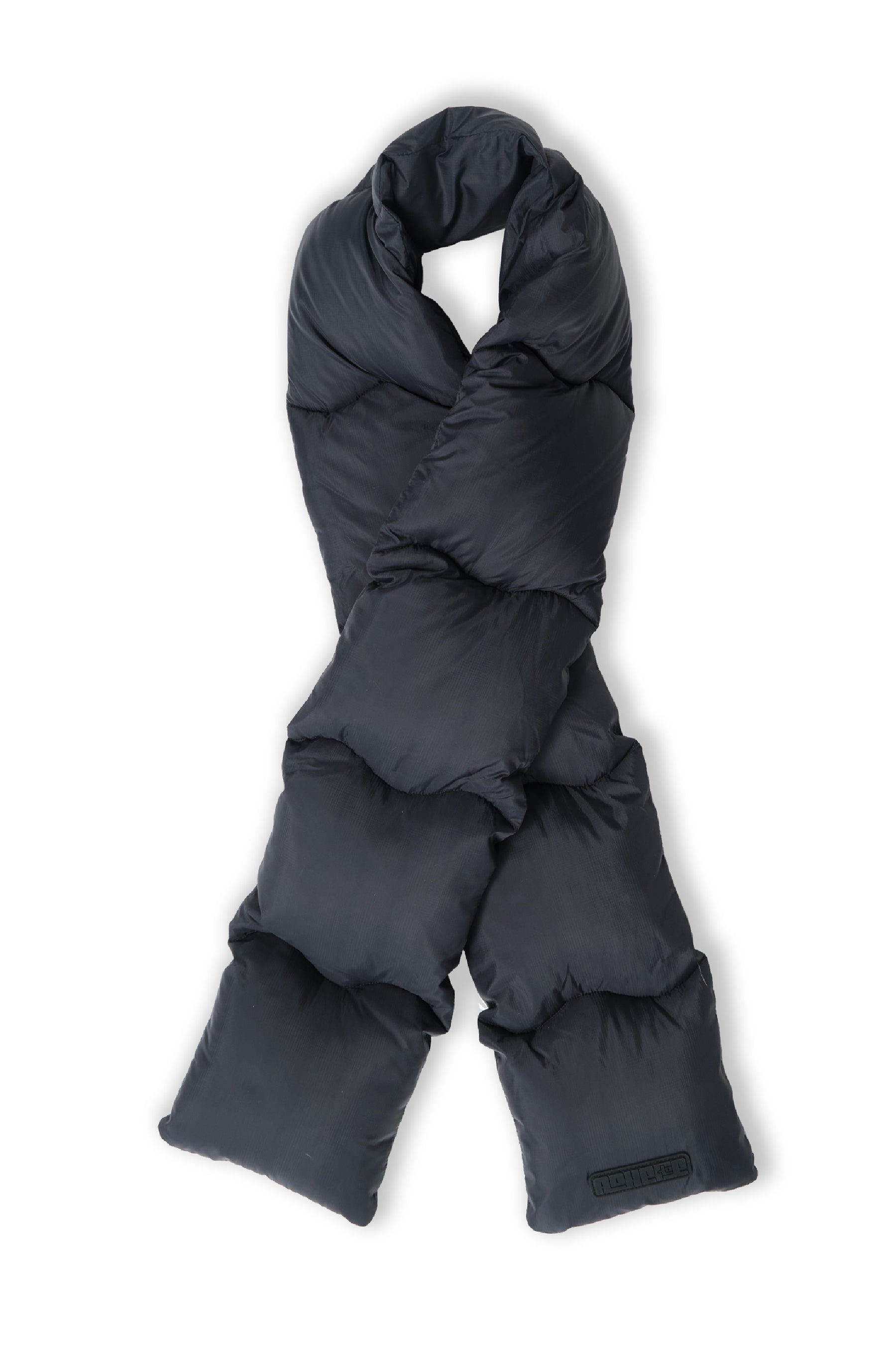  Re:Down® Black Puffer Scarf - Adhere To  - 6