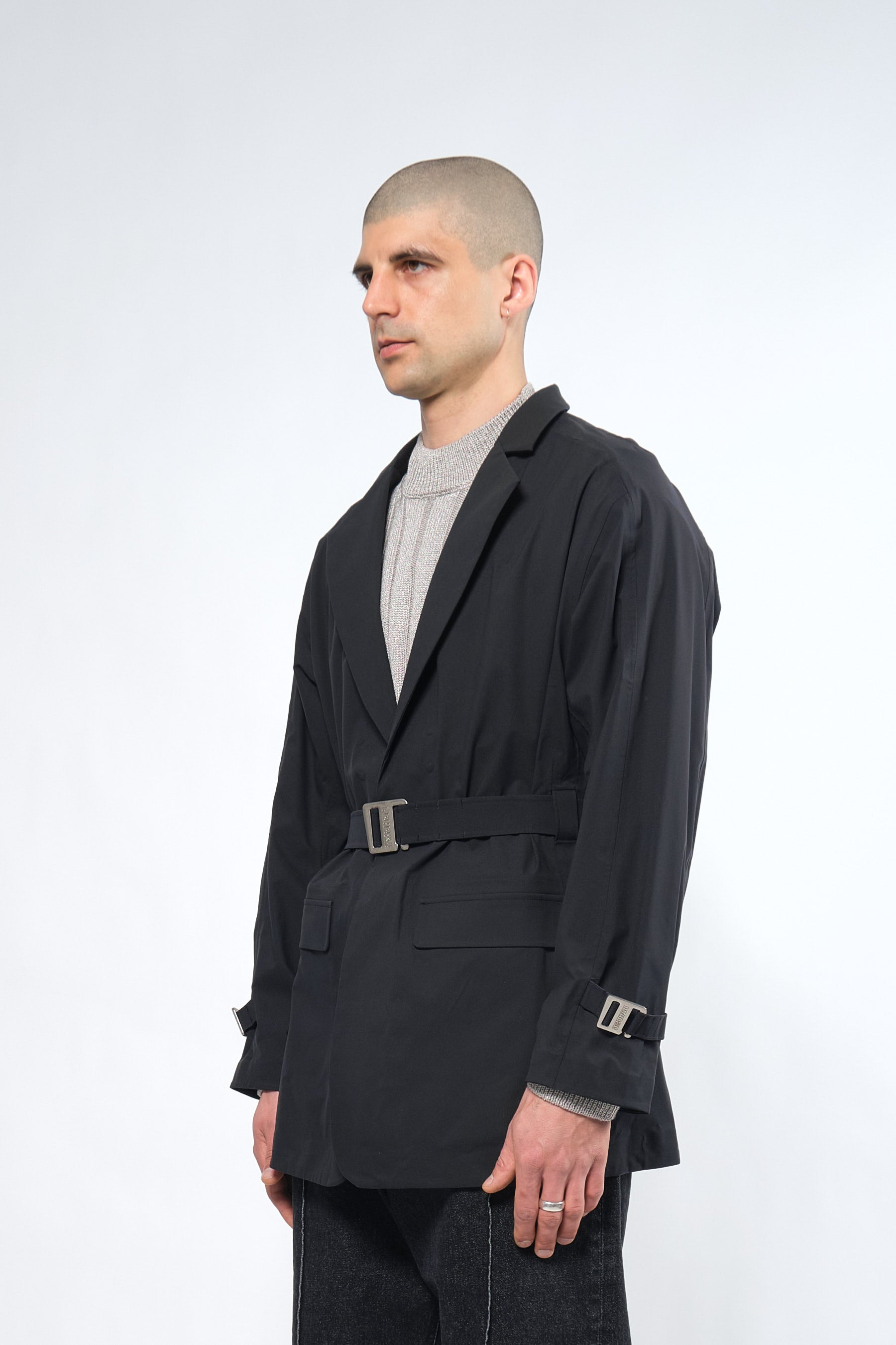  3L Black Waterproof Rain Blazer - Adhere To  - 3